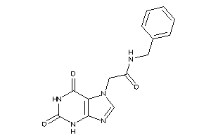 N-benzyl-2-(2,6-diketo-3H-purin-7-yl)acetamide