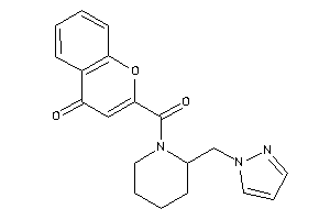 2-[2-(pyrazol-1-ylmethyl)piperidine-1-carbonyl]chromone