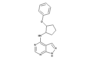 (2-phenoxycyclopentyl)-(1H-pyrazolo[3,4-d]pyrimidin-4-yl)amine