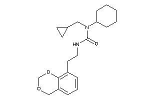 3-[2-(4H-1,3-benzodioxin-8-yl)ethyl]-1-cyclohexyl-1-(cyclopropylmethyl)urea