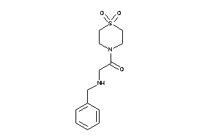 2-(benzylamino)-1-(1,1-diketo-1,4-thiazinan-4-yl)ethanone