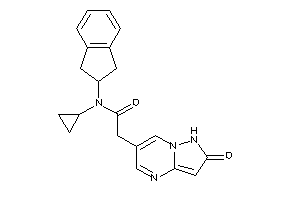 N-cyclopropyl-N-indan-2-yl-2-(2-keto-1H-pyrazolo[1,5-a]pyrimidin-6-yl)acetamide