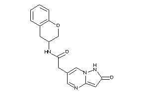 N-chroman-3-yl-2-(2-keto-1H-pyrazolo[1,5-a]pyrimidin-6-yl)acetamide