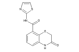 3-keto-N-thiazol-2-yl-4H-1,4-benzoxazine-8-carboxamide