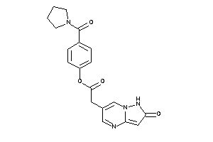 2-(2-keto-1H-pyrazolo[1,5-a]pyrimidin-6-yl)acetic Acid [4-(pyrrolidine-1-carbonyl)phenyl] Ester