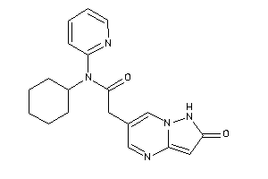 N-cyclohexyl-2-(2-keto-1H-pyrazolo[1,5-a]pyrimidin-6-yl)-N-(2-pyridyl)acetamide