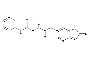 2-[[2-(2-keto-1H-pyrazolo[1,5-a]pyrimidin-6-yl)acetyl]amino]-N-phenyl-acetamide