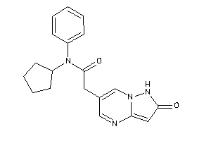 N-cyclopentyl-2-(2-keto-1H-pyrazolo[1,5-a]pyrimidin-6-yl)-N-phenyl-acetamide