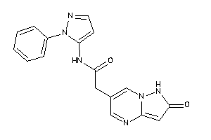 2-(2-keto-1H-pyrazolo[1,5-a]pyrimidin-6-yl)-N-(2-phenylpyrazol-3-yl)acetamide