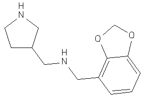 1,3-benzodioxol-4-ylmethyl(pyrrolidin-3-ylmethyl)amine