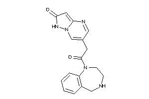 6-[2-keto-2-(2,3,4,5-tetrahydro-1,4-benzodiazepin-1-yl)ethyl]-1H-pyrazolo[1,5-a]pyrimidin-2-one