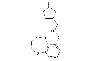 3,4-dihydro-2H-1,5-benzodioxepin-6-ylmethyl(pyrrolidin-3-ylmethyl)amine