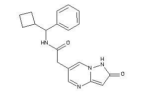 N-[cyclobutyl(phenyl)methyl]-2-(2-keto-1H-pyrazolo[1,5-a]pyrimidin-6-yl)acetamide