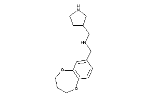 3,4-dihydro-2H-1,5-benzodioxepin-7-ylmethyl(pyrrolidin-3-ylmethyl)amine