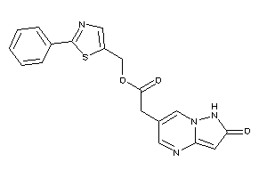 2-(2-keto-1H-pyrazolo[1,5-a]pyrimidin-6-yl)acetic Acid (2-phenylthiazol-5-yl)methyl Ester