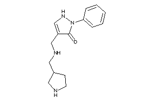 Image of 2-phenyl-4-[(pyrrolidin-3-ylmethylamino)methyl]-3-pyrazolin-3-one