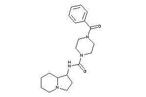 4-benzoyl-N-indolizidin-1-yl-piperazine-1-carboxamide