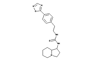 1-indolizidin-1-yl-3-[2-[4-(1,2,4-oxadiazol-5-yl)phenyl]ethyl]urea