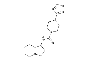 N-indolizidin-1-yl-4-(1,2,4-oxadiazol-3-yl)piperidine-1-carboxamide