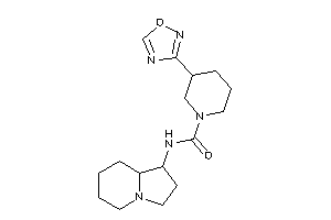 N-indolizidin-1-yl-3-(1,2,4-oxadiazol-3-yl)piperidine-1-carboxamide