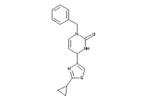 3-benzyl-6-(2-cyclopropylthiazol-4-yl)-1,6-dihydropyrimidin-2-one