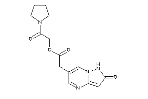 2-(2-keto-1H-pyrazolo[1,5-a]pyrimidin-6-yl)acetic Acid (2-keto-2-pyrrolidino-ethyl) Ester