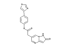 2-(2-keto-1H-pyrazolo[1,5-a]pyrimidin-6-yl)acetic Acid (4-thiazol-4-ylphenyl) Ester