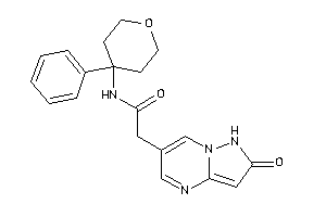 2-(2-keto-1H-pyrazolo[1,5-a]pyrimidin-6-yl)-N-(4-phenyltetrahydropyran-4-yl)acetamide