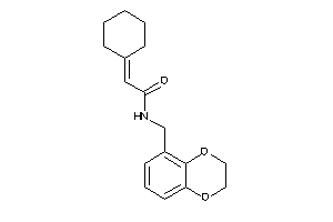 2-cyclohexylidene-N-(2,3-dihydro-1,4-benzodioxin-5-ylmethyl)acetamide