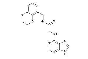 N-(2,3-dihydro-1,4-benzodioxin-5-ylmethyl)-2-(9H-purin-6-ylamino)acetamide