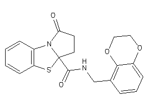 N-(2,3-dihydro-1,4-benzodioxin-5-ylmethyl)-1-keto-2,3-dihydropyrrolo[2,1-b][1,3]benzothiazole-3a-carboxamide