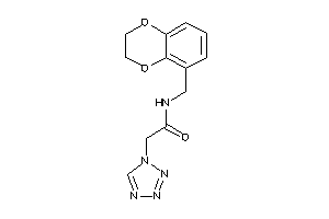 N-(2,3-dihydro-1,4-benzodioxin-5-ylmethyl)-2-(tetrazol-1-yl)acetamide