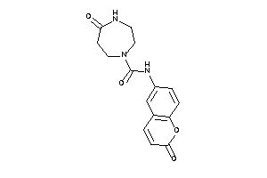 5-keto-N-(2-ketochromen-6-yl)-1,4-diazepane-1-carboxamide