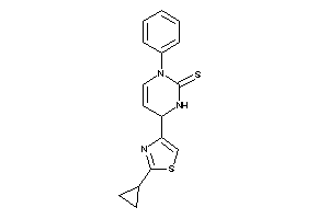 6-(2-cyclopropylthiazol-4-yl)-3-phenyl-1,6-dihydropyrimidine-2-thione