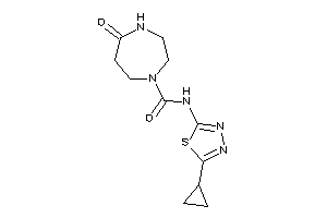 N-(5-cyclopropyl-1,3,4-thiadiazol-2-yl)-5-keto-1,4-diazepane-1-carboxamide