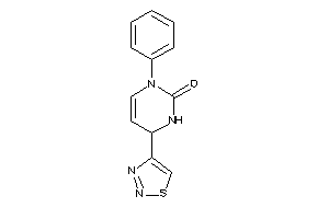 3-phenyl-6-(thiadiazol-4-yl)-1,6-dihydropyrimidin-2-one