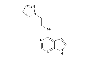 2-pyrazol-1-ylethyl(7H-pyrrolo[2,3-d]pyrimidin-4-yl)amine
