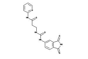 3-[(1,3-diketoisoindolin-5-yl)carbamoylamino]-N-(2-pyridyl)propionamide