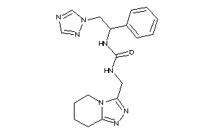 1-[1-phenyl-2-(1,2,4-triazol-1-yl)ethyl]-3-(5,6,7,8-tetrahydro-[1,2,4]triazolo[4,3-a]pyridin-3-ylmethyl)urea