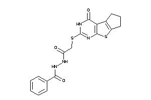 N'-[2-[(ketoBLAHyl)thio]acetyl]benzohydrazide