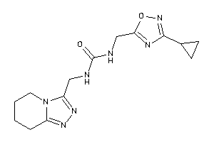 1-[(3-cyclopropyl-1,2,4-oxadiazol-5-yl)methyl]-3-(5,6,7,8-tetrahydro-[1,2,4]triazolo[4,3-a]pyridin-3-ylmethyl)urea