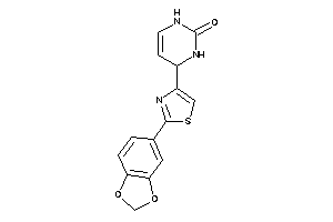 4-[2-(1,3-benzodioxol-5-yl)thiazol-4-yl]-3,4-dihydro-1H-pyrimidin-2-one