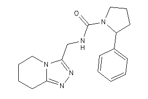 2-phenyl-N-(5,6,7,8-tetrahydro-[1,2,4]triazolo[4,3-a]pyridin-3-ylmethyl)pyrrolidine-1-carboxamide