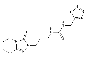 Image of 1-[3-(3-keto-5,6,7,8-tetrahydro-[1,2,4]triazolo[4,3-a]pyridin-2-yl)propyl]-3-(1,2,4-oxadiazol-5-ylmethyl)urea