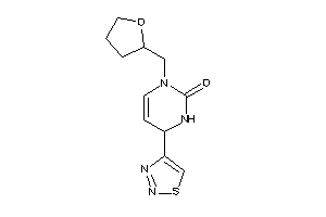3-(tetrahydrofurfuryl)-6-(thiadiazol-4-yl)-1,6-dihydropyrimidin-2-one