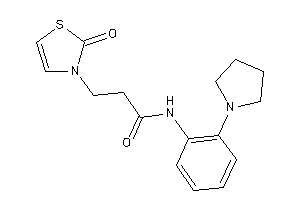 3-(2-keto-4-thiazolin-3-yl)-N-(2-pyrrolidinophenyl)propionamide