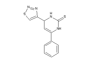 6-phenyl-4-(thiadiazol-4-yl)-3,4-dihydro-1H-pyrimidine-2-thione
