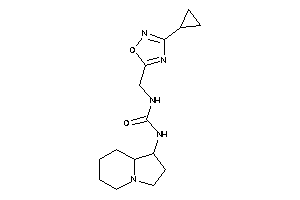 1-[(3-cyclopropyl-1,2,4-oxadiazol-5-yl)methyl]-3-indolizidin-1-yl-urea