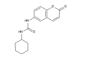 1-cyclohexyl-3-(2-ketochromen-6-yl)urea