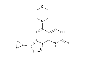 [4-(2-cyclopropylthiazol-4-yl)-2-thioxo-3,4-dihydro-1H-pyrimidin-5-yl]-morpholino-methanone